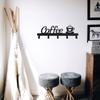 Wall Mounted Metal Coffee Mug Holder, 1pc Iron Hanger Rack for Cups, Kitchen Storage Organizer, Decorative Hooks for Coffee Bar Station