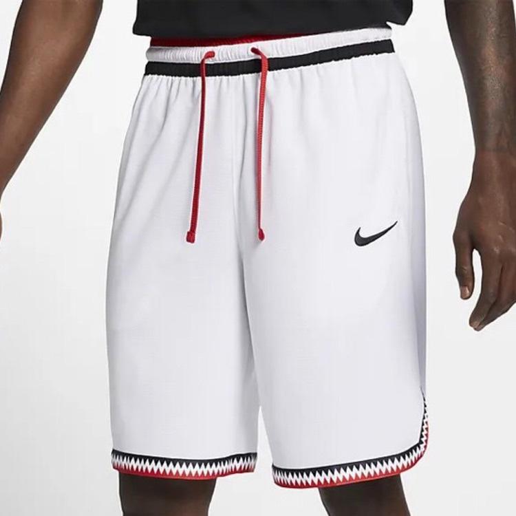 Nike Contrast Stripe Basketball Shorts Men Shorts White AT3151-100