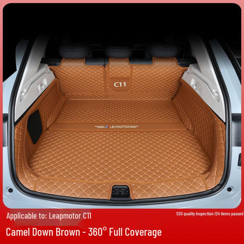 Compatible Leapmotor C11 Trunk Mat - Surround Design, Wear-Resistant, Fits 26 Models