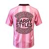 T-shirt HarryStyles Amsterdam Maillot de Football Rose 2026 Nouveautés Chemises Femmes Hommes Col en V Respirant Manches Courtes T-shirt Ample