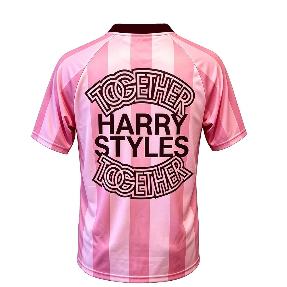 T-shirt HarryStyles Amsterdam Maillot de Football Rose 2026 Nouveautés Chemises Femmes Hommes Col en V Respirant Manches Courtes T-shirt Ample