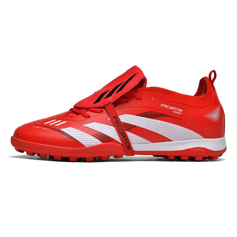 Soccer Shoes Men'S World Cup Flying Weaving Grass Training Seamless Low Top Spike Shredded Sneakers