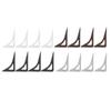 4pcs Door Handle Stopper Multipurpose Prevents Collision  Thickened Door Wedge Stopper for Doo