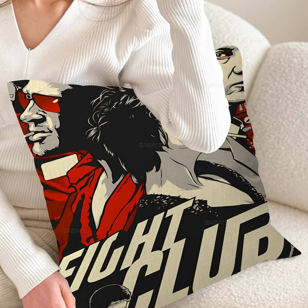 F-Fight C-Клуб Кино Подушка Чехол Наволочка Обивка Диван Декоративная Подушка Декор Дома Наволочка 30cmx30cm