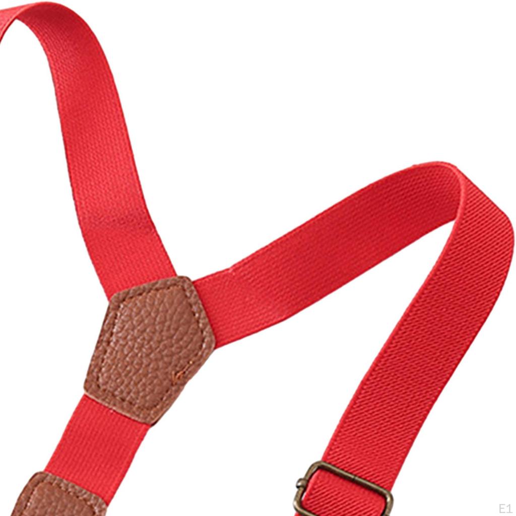 Kids Suspenders Y Back Brace Elastic Shoulder Straps Adjustable Pants Suspender Tuxedo