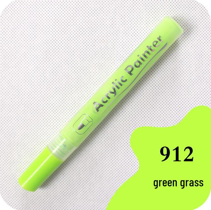 Guan Na 48-Color Waterproof Acrylic Markers for Ceramic, Stone, Graffiti & Coloring