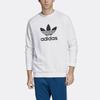 adidas originals Trefoil Warm-Up Crew Sweatshirt 'White' Men's DV1544