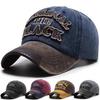 Hut Herren Gewaschene Jeans-Kappe Koreanische Version Outdoor Sonnenschutz Lässig Vielseitig Straße Frühling und Herbst Schatten Baseballkappe