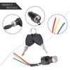E-Bike Ignition Key Easy To Use High Quality New Three Sizes Easy To Install