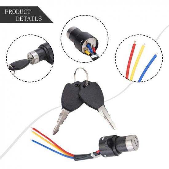 E-Bike Ignition Key Easy To Use High Quality New Three Sizes Easy To Install