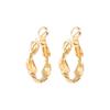 Trendy Retro Chain & Stud Earrings: Minimalist European & American Style Ear Cuffs for Women