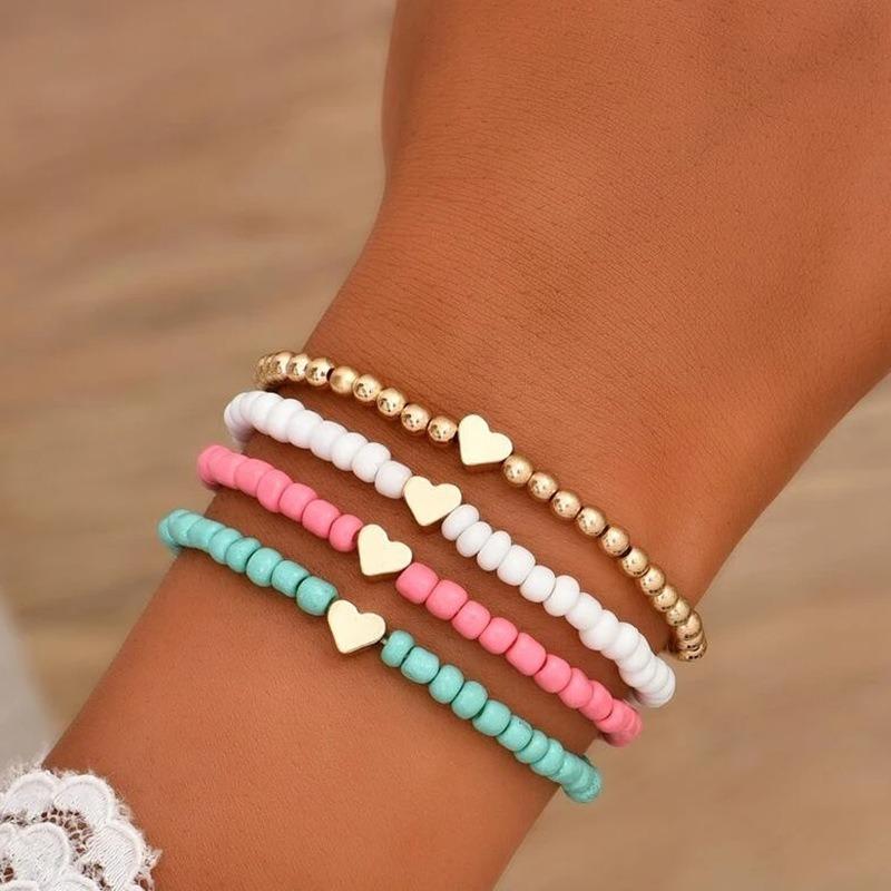 

Bohemian Vacation Style Bracelets for Women Beaded Beads Bracelet Beach Jewelry