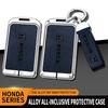 Zinc Alloy Leather Car Remote Key Protection Cover Shell For Honda New Civic 11th Gen ZRV Integra 2023 Keychain Auto Accessories RM4