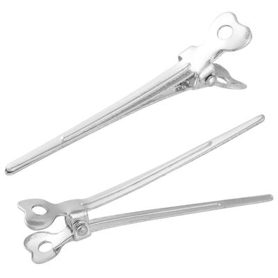 Fermagli per Capelli Studio Fotografico Truccatore Styling e Parrucchiere Fermagli a Becchi d'Anatra Posizionamento e Zonizzazione Fermagli per Capelli in Alluminio