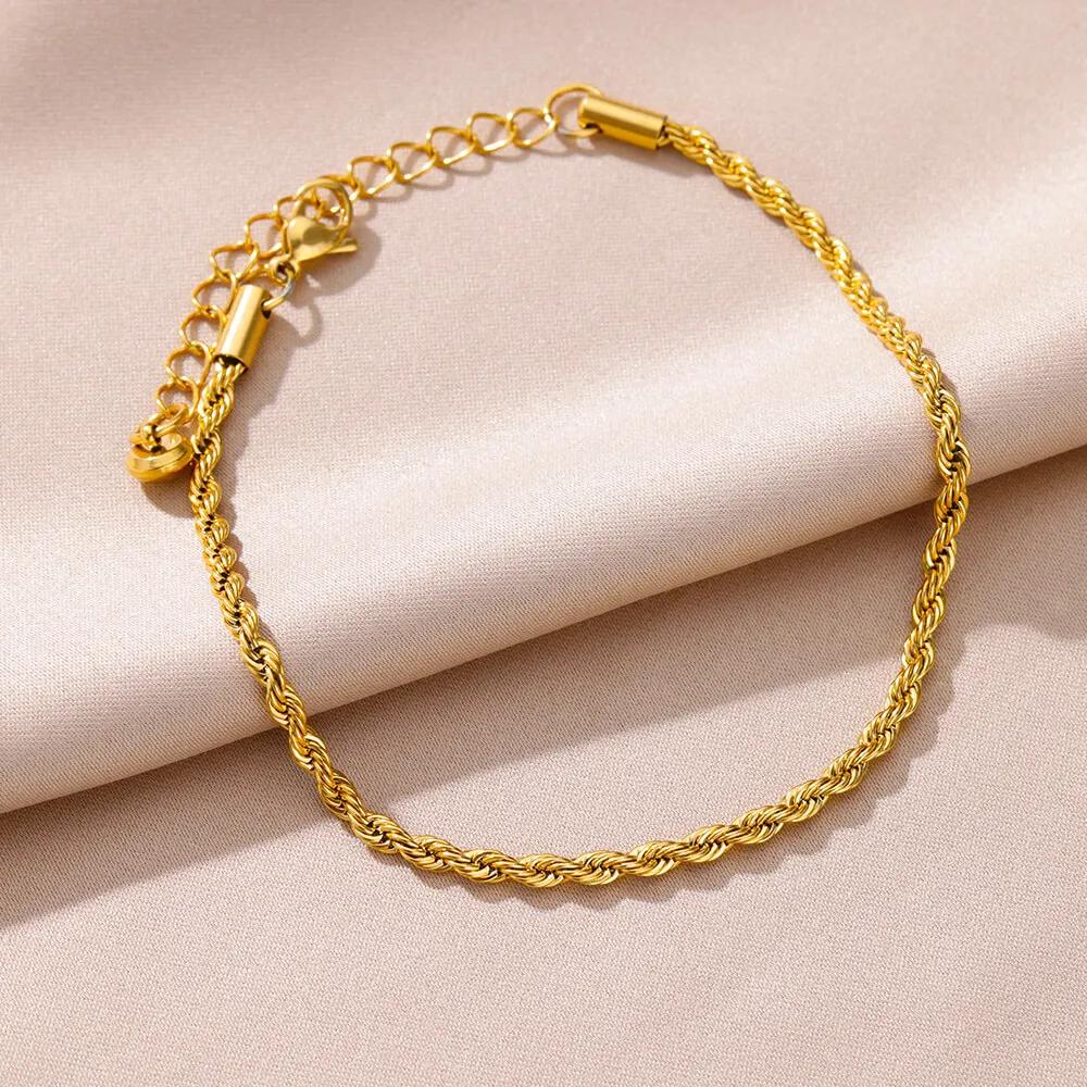 Stainless Steel Imitation Pearl Anklets for Women Gold Color Chain Ankle Bracelet Anklet Summer Beach Jewelry Accessories Gift