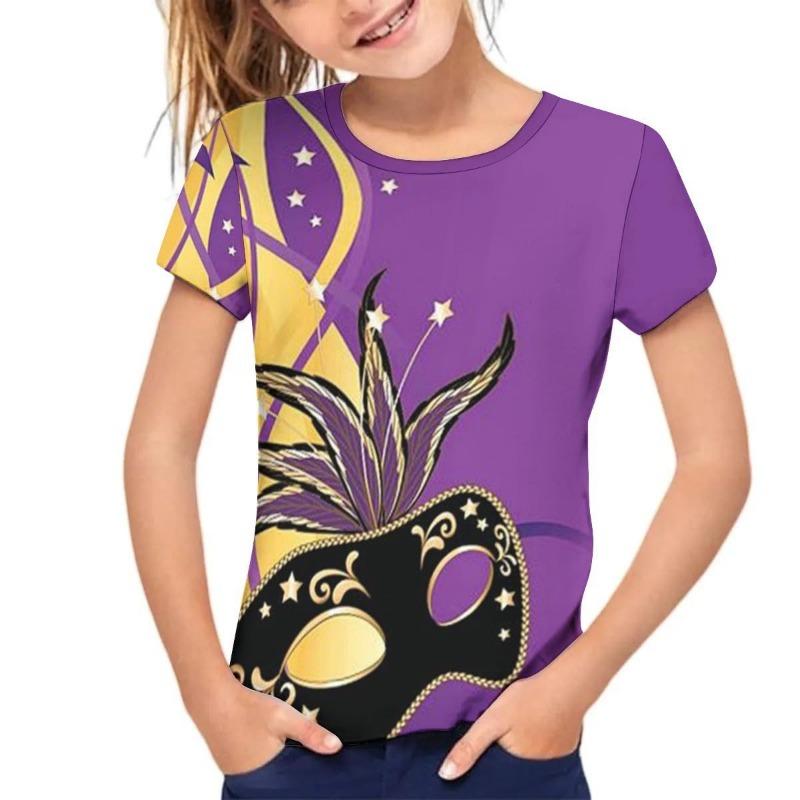 Kids T Shirt Short Sleeved T-shirt Summer Children's Printed Top Stylish Summer Outfit Shirt