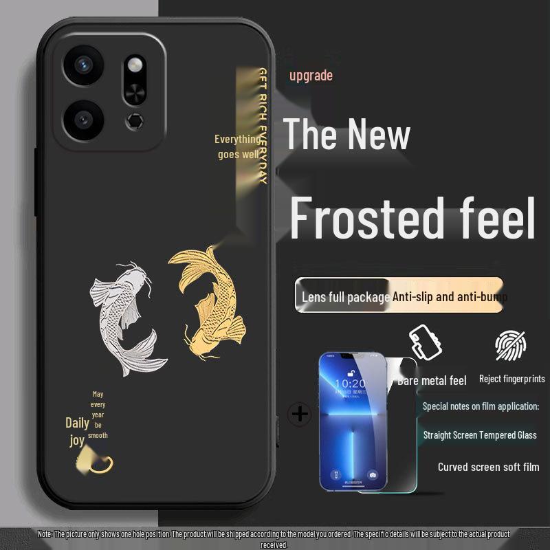 Honor Play9t ALT-AN00 Silicone Cartoon Phone Case with Trendy Men's Lanyard: Cute and Creative Design