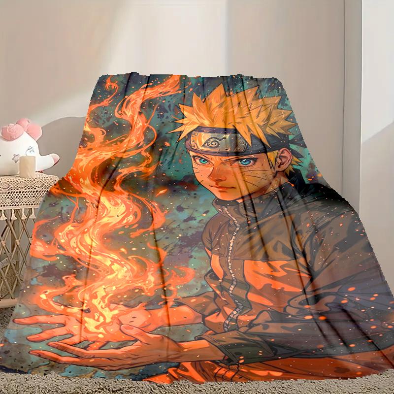 Naruto Blanket, Valentine's Day, Halloween, Thanksgiving Gift Blankets, Home Blanket for Bed and Couch Use