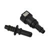 Fuel Line Hose Connector Pipe Connector 9.89-ID8 Straight Pipe Connector Set Parts Quick Release 9.89mm ID8 Quick Connect