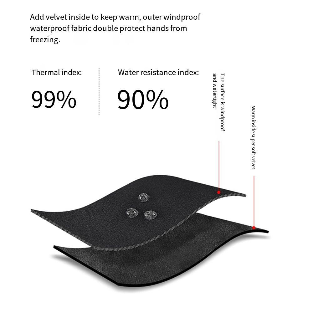 Warm Touchscreen Bicycle Gloves Ultralight Sports Mittens Gift Outdoor Riding Mittens  Snowboard