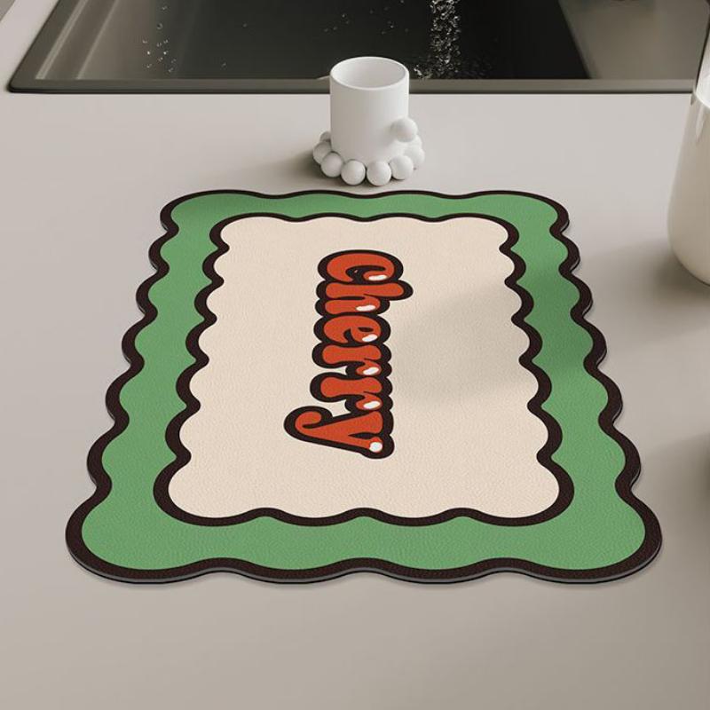 Water Absorbent Table Mats Creative Modern Kitchen Decoration Anti-slip Waterproof Oil-proof Placemats Coffee Cup Pads Household