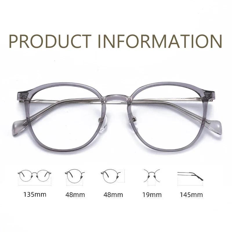 Luxury Photochromic Myopia Glasses for Women Men Retro Oval Frame Outdoor Color Changing Minus Diopter Near Sight Eyeglasses
