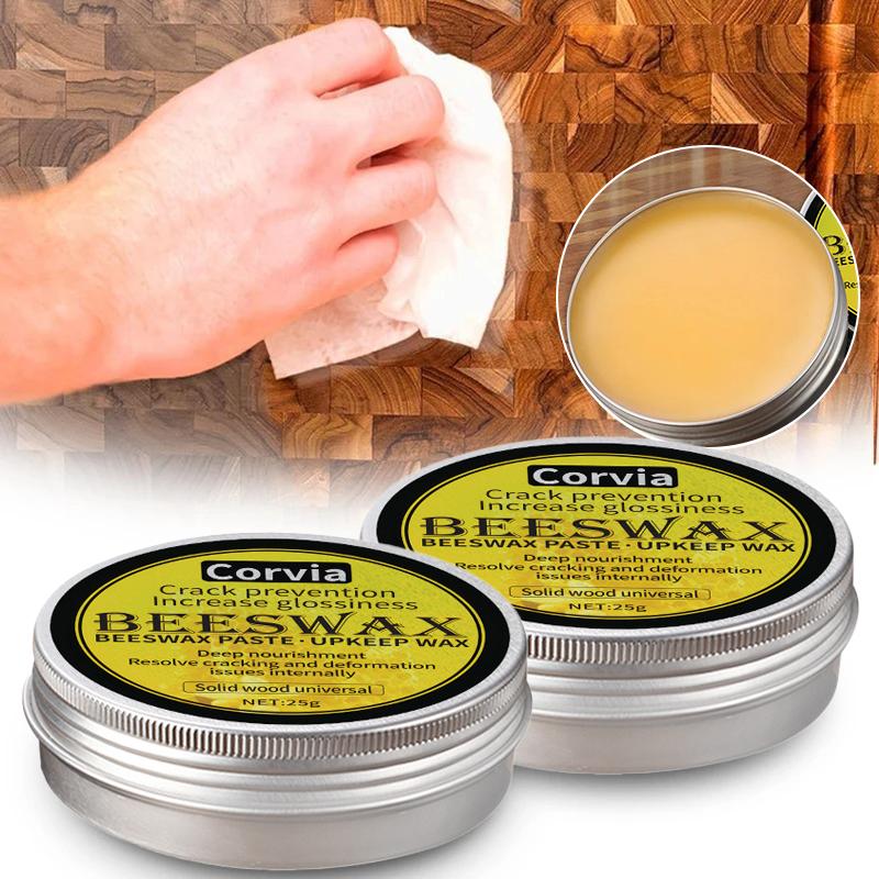 3g/25g Beeswax Paste Wood Care Wax Restore Wood's Natural Shine Tool Beeswax Polisher Waterproof Furniture Care Maintenance