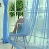 Colorful Floral Tulle Door Window Curtain Sheer Valances Scarf Curtain