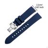 Silicone Watch Strap for Women Men Metal Buckle Replacement Wristwatch Band