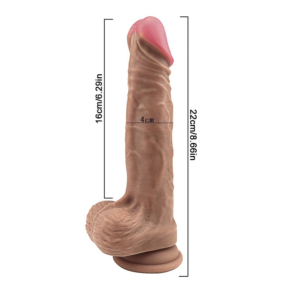MoDi Skin Feeling Realistic Dildo for Women Soft Huge Penis Lesbain Anal Sex Toys for Adults 18+
