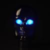 1x Universal Blue LED Skull Eyes Manual Gear Shift Lever Knob Shifter Kit Light
