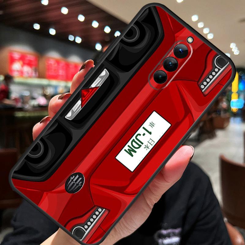 

Car Back Cartoon Art JDM Case For ZTE Nubia Red Magic 10S 10 8 9 8S 9S 11 Pro Plus 5G 6R 6 7 6S 7S Pro 10 Air Cover Red Magic 10 Air