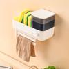 Adjustable Sink with Soap and Detergent Holder Multifunctional Water Draining Rack Bathroom Organization Tool