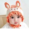 Windproof Baby Knitted Woolen Hat Warm Girl's Ear Protection Cap Cute Baby Hat