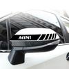2Pcs Car Stripe Stickers Rearview Mirror Reflective Vinyl Decals Decoration For BMW Mini Cooper F54 F55 F56 R56 R60 SONE Roadster Clubman Coupe