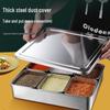 Stainless Steel Rectangular Seasoning Box Set