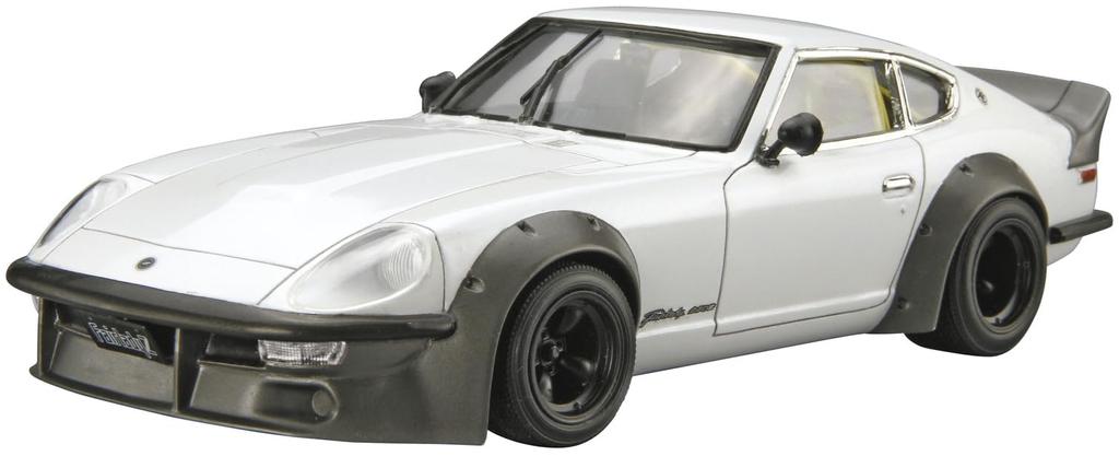 Aoshima Bunka Kyozaisha The Model Car Series Nissan S30 Fairlady Z Aero Custom 1975 Plastic Model 1/24 No.128 Ver.2