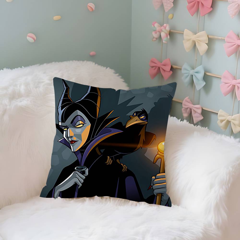 Q-villains-queens Case Plush Fabric Soft Pillowcase Double Sided Print Cushion Cover Household Gifts