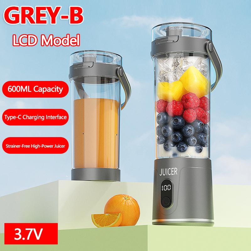 2025 New Electric Fruit Blender 600ML Portable USB Juicer for Ice Crushing Smoothies Home Travel Kitchen Appliance