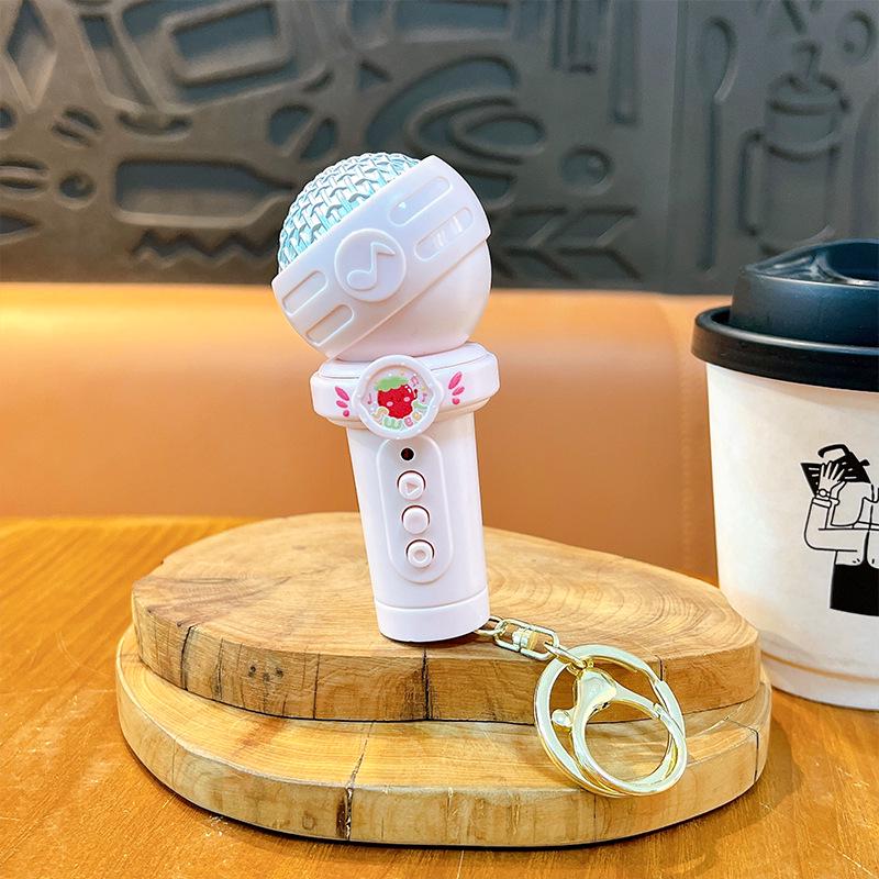 Creative Multifunctional Keychain Microphone - Cute Bag Accessory & Student Toy Pendant Gift
