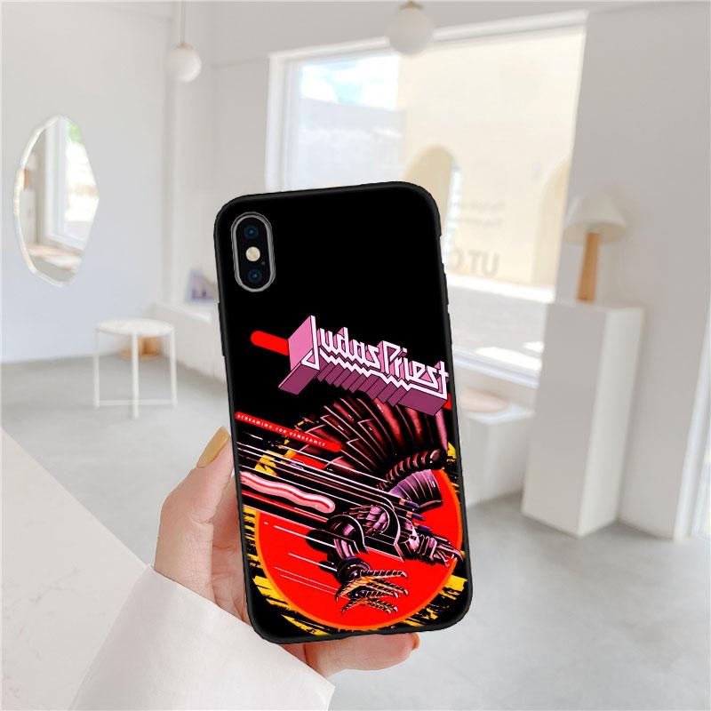 

J-Judas P-Priest New High-End Shell Phone Case for iPhone 16 15 14 13 12 Pro Max Plus Mini iPhone 12