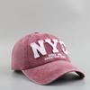NEW YORK NYC Embroidery Baseball Cap Washed Snapback Baseball Cap  For Man Women Outdoor Sports
