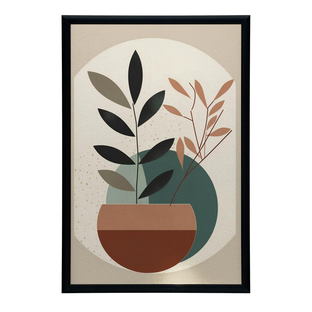 Boho Roślinność Boho Roślinność, 70X100 Cm, Bez Ramy, Papier Matowy 230 Gsm