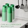 1/2/4 Compartment Paper Cup Storage Holder Acrylic Transparent Paper Cup Dispenser Vertical Disposable Cup Holder for Kitchen