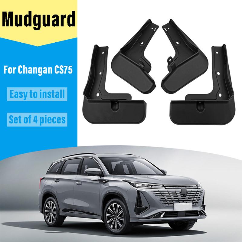 For Changan CS75 Plus  2024 2025 Auto Mudflaps Fender Guards Protector Car Accessories Front And Rear Mudguards