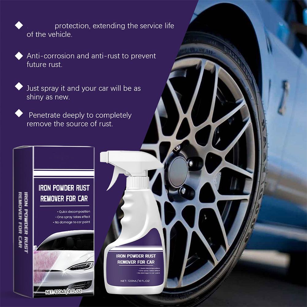 Car Metal Rust Remover Automobile Rust Removal And Remover Ultra-concentrated Maintenance Spray Rust Spray Car Maintenance H5k6 1