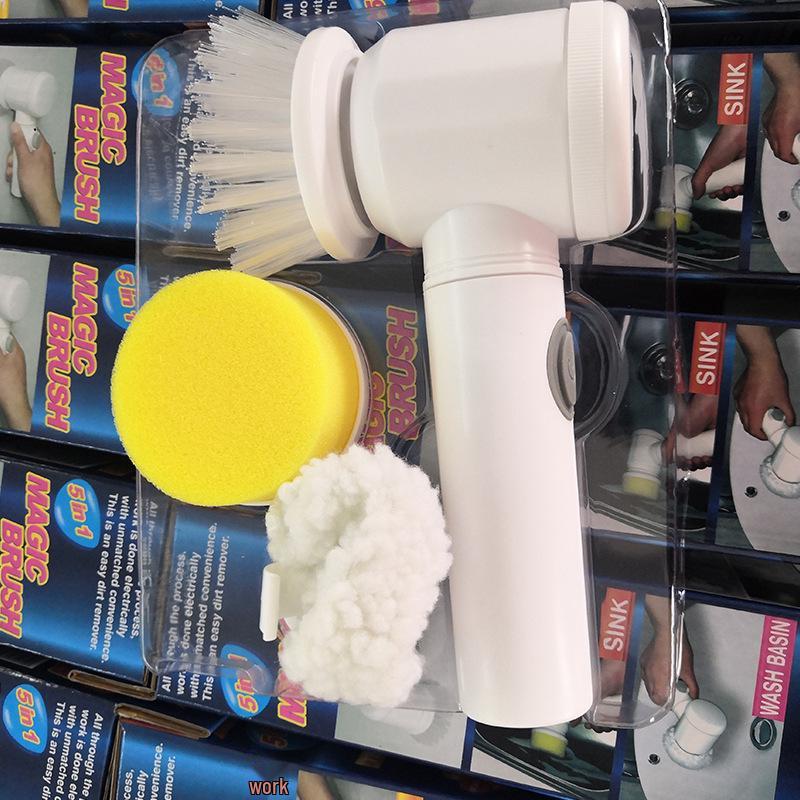 Wireless Multifunction Electric Cleaning Brush for Kitchen, Dishes, Pots, and Bathroom Tiles