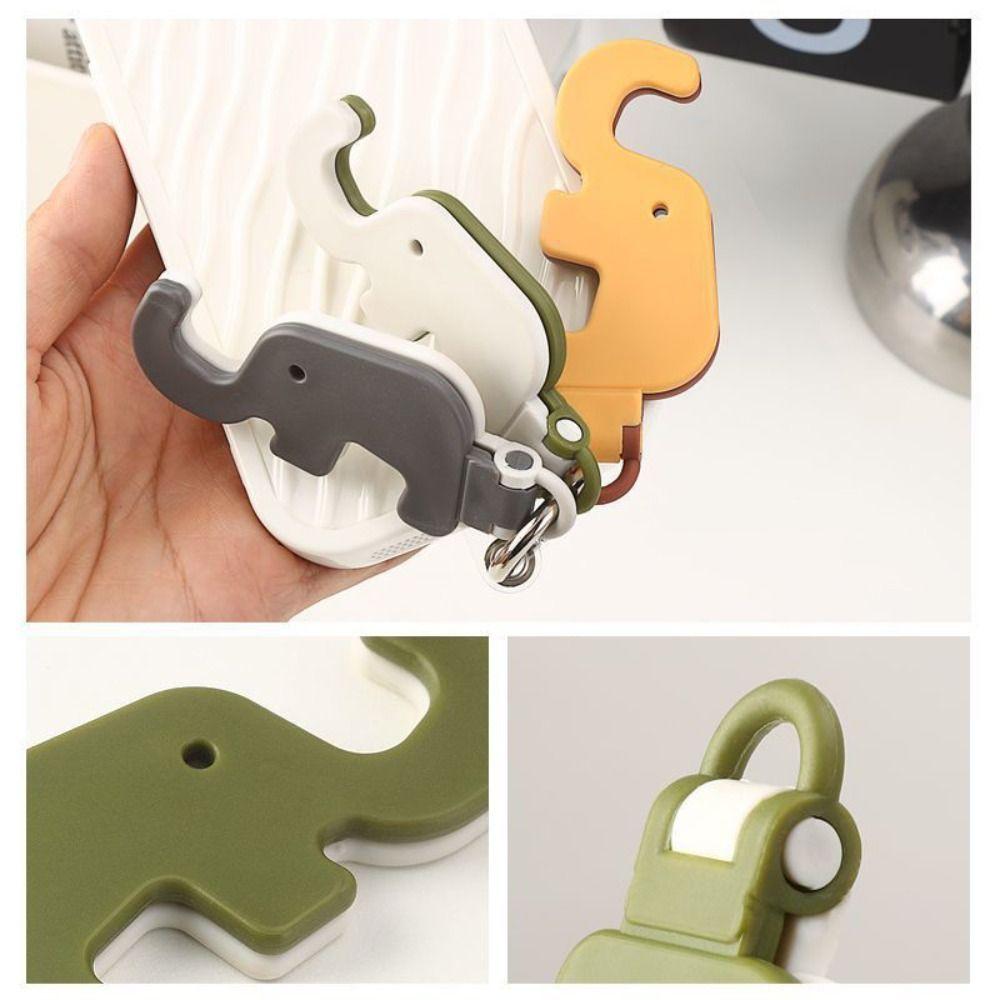 Storage Elephant Phone Holder Key Chain Elephant Elephant Phone Bracket Keyring  Jewelry Gift