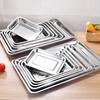 WUHE 304 Stainless Steel Rectangular Serving Tray