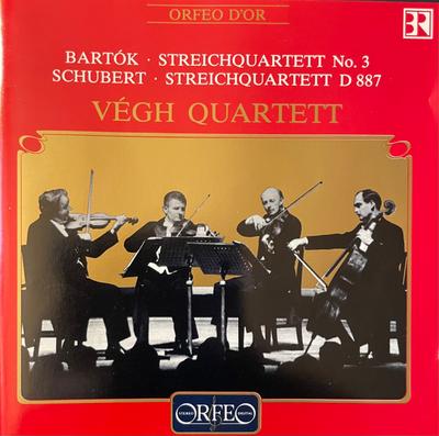 CD BARTOK & SCHUBERT - String Quartets /Bartok Schubert: V C317931B Orfeo 1993 Germany Classical Used